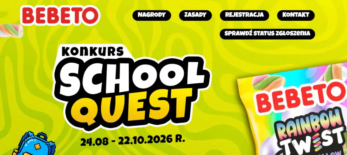 Konkurs BEBETO „SCHOOL QUEST Z BEBETO”