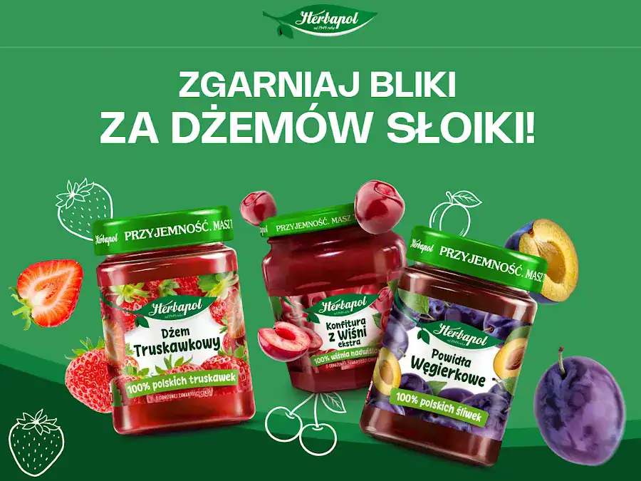 Loteria Herbapol „Zgarniaj bliki za dżemów słoiki!”