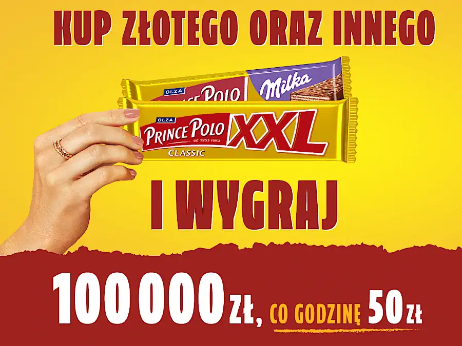 Loteria Prince Polo „Kup złotego oraz innego i wygraj”