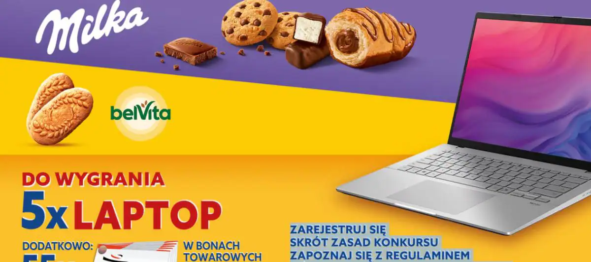 Loteria Milka x Intermarché „Czas na laptop”