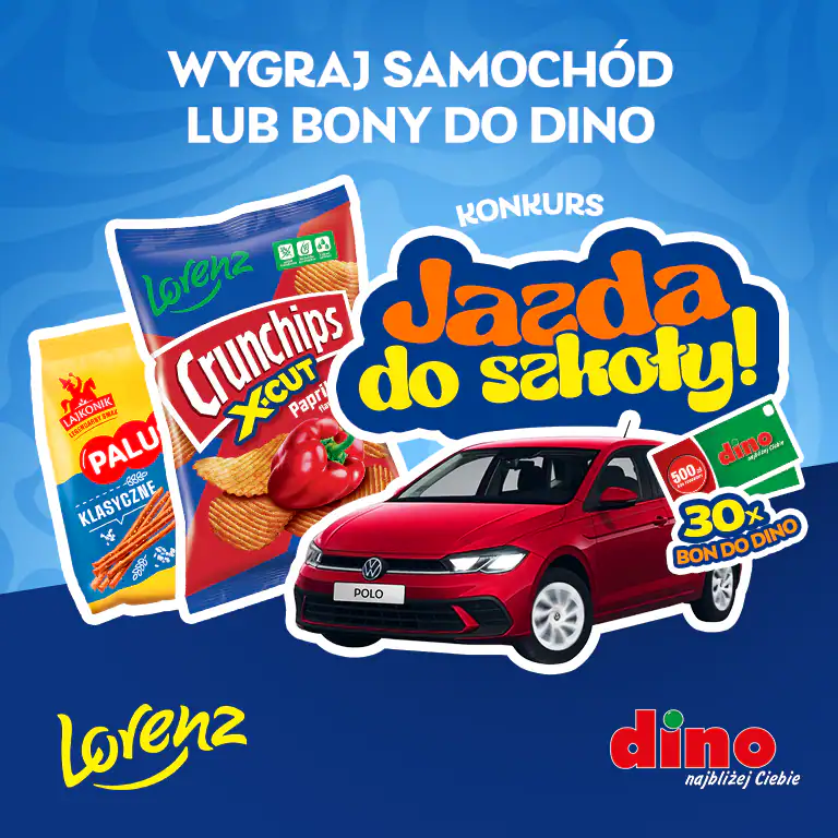 Konkurs Lorenz x Dino „Jazda do szkoły”