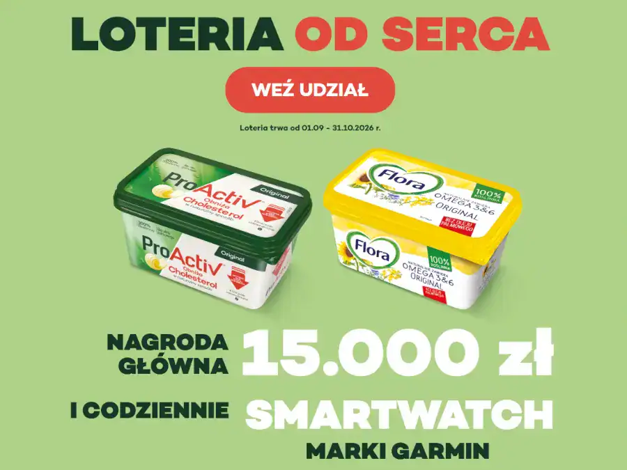 Loteria ProActiv x Biedronka & Kaufland „Od serca 2026” — tło