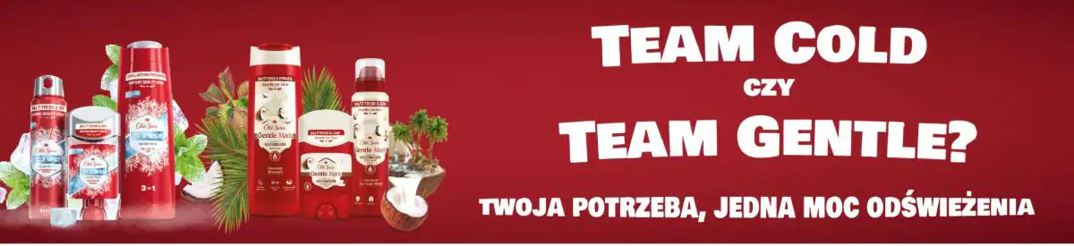 Konkurs Old Spice x Rossmann „Team Cold, czy Team Gentle?” — tło