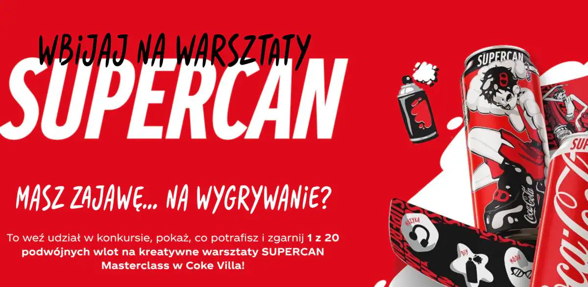 Konkurs Coca-Cola x Żabka „Supercan Masterclass”