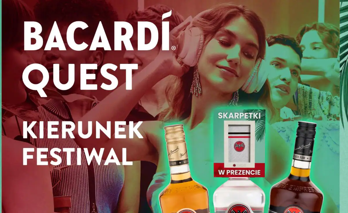 Konkurs BACARDI x Żabka „Bacardi Quest - Kierunek Festiwal”