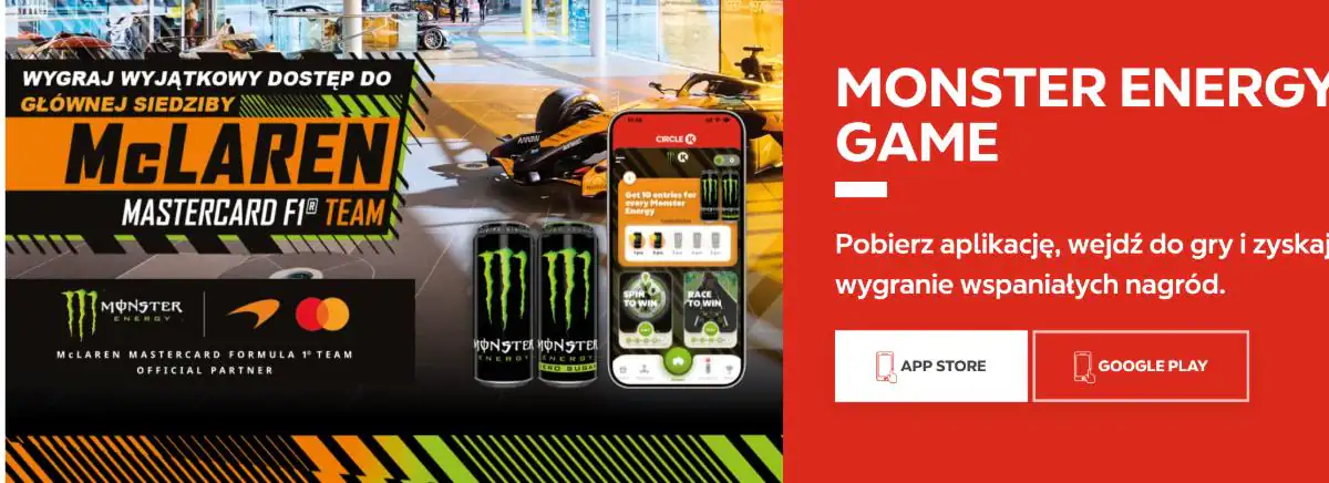 Konkurs Monster Energy x Circle K „Monster Energy Game”