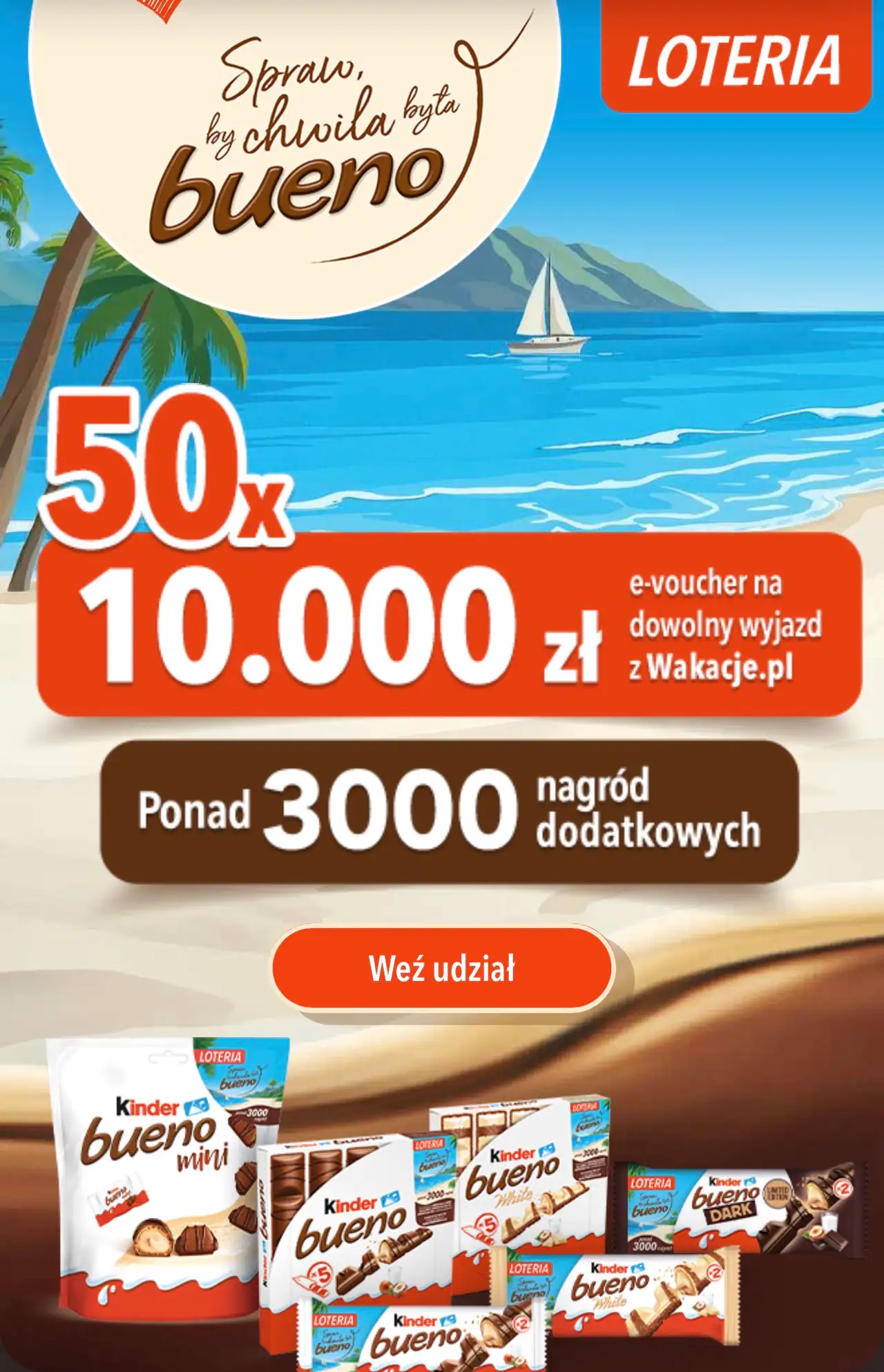 Loteria Kinder BUENO „Spraw, by chwila była bueno”
