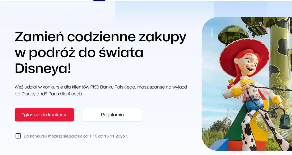Konkurs Visa „Disney z Visa i PKO Bankiem Polskim” — tło