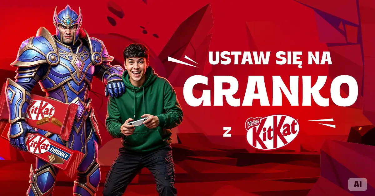 Konkurs KitKat x Żabka „USTAW SIĘ NA GRANKO Z KITKAT” — tło