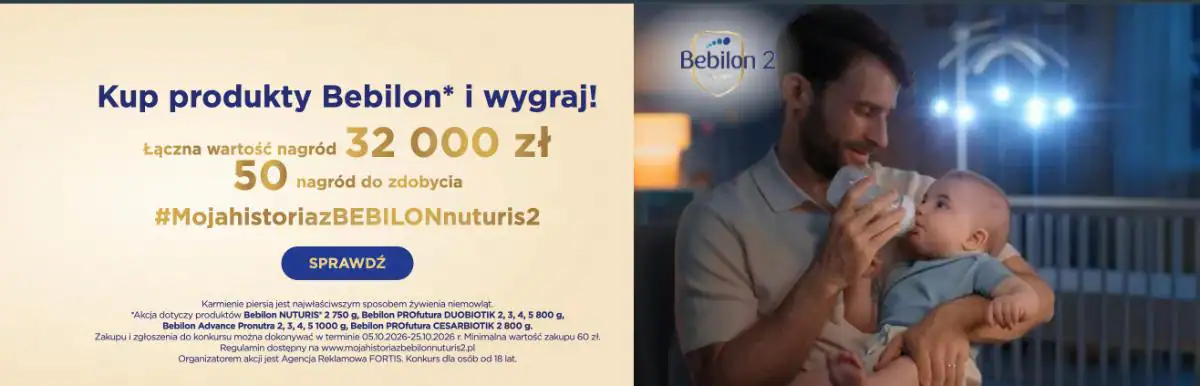 Konkurs Bebilon x DOZ „Moja historia z Bebilon Nuturis 2”