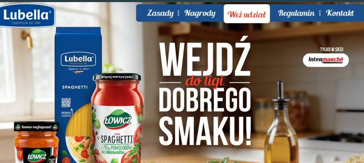 Konkurs Lubella x Intermarché „WEJDŹ DO LIGI DOBREGO SMAKU!” — tło