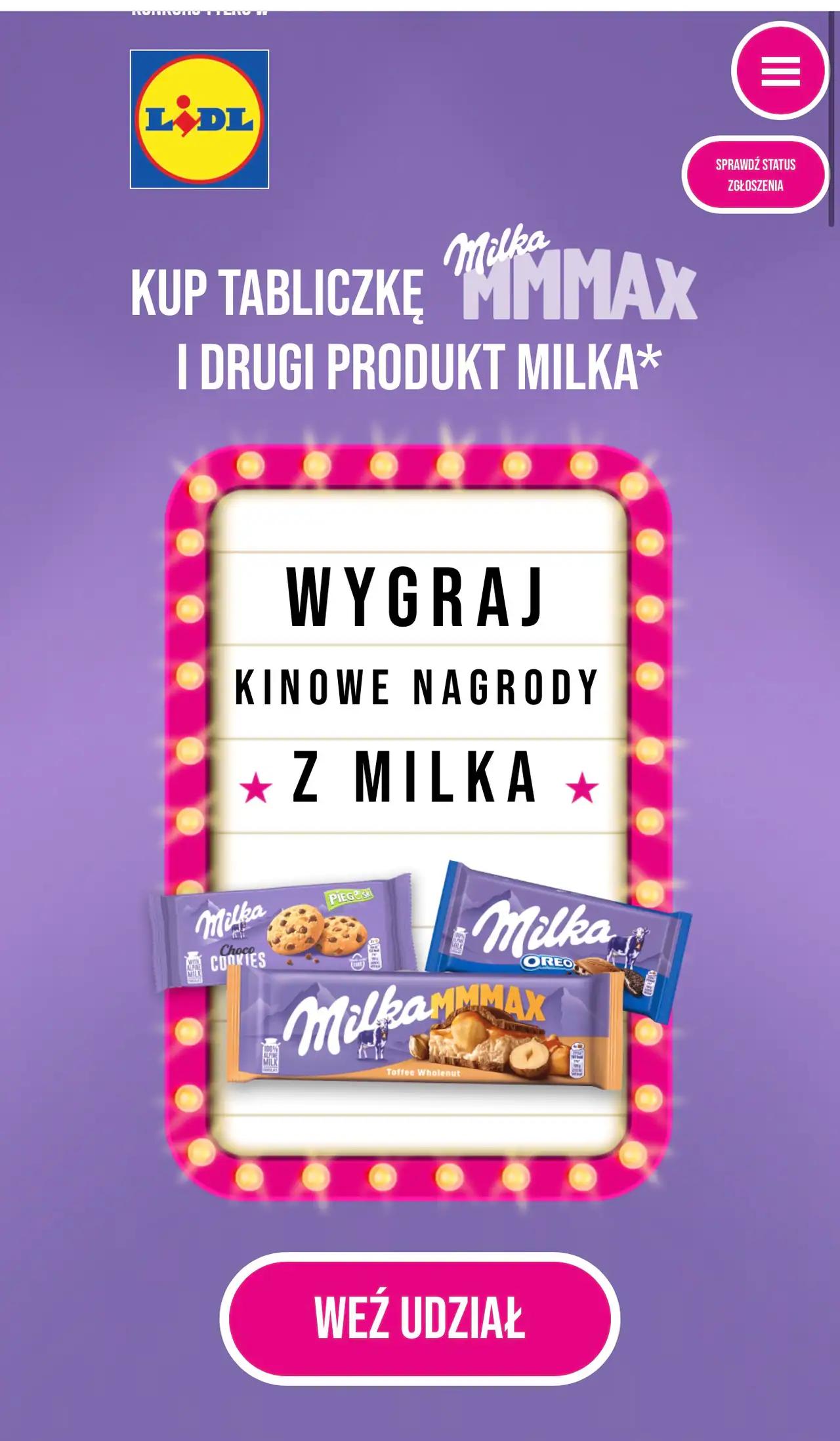 Konkurs Milka x Lidl „Kinowa Milka” — tło