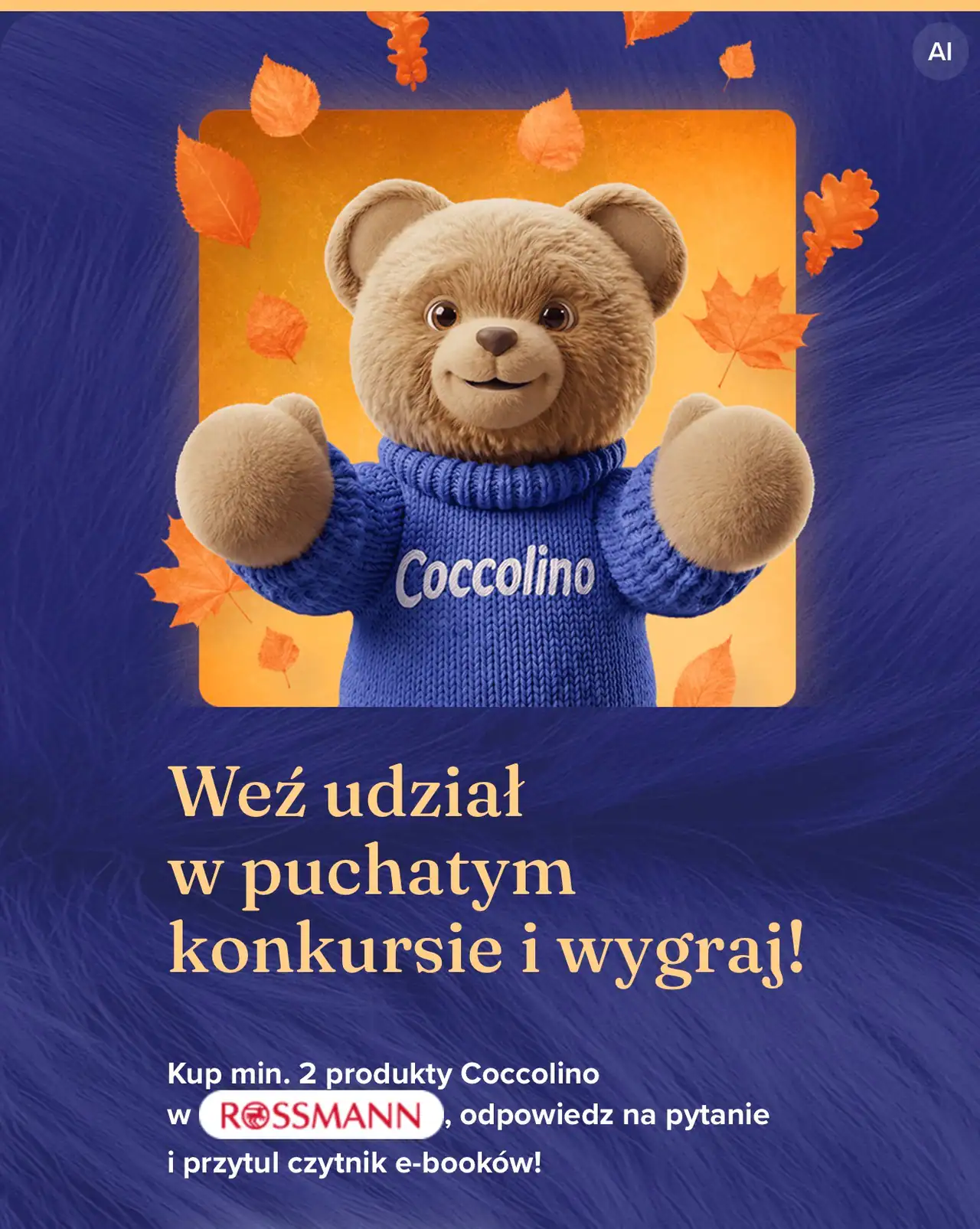 Konkurs Coccolino x Rossmann „Robi MI SIĘ przytulnie z Coccolino” — tło