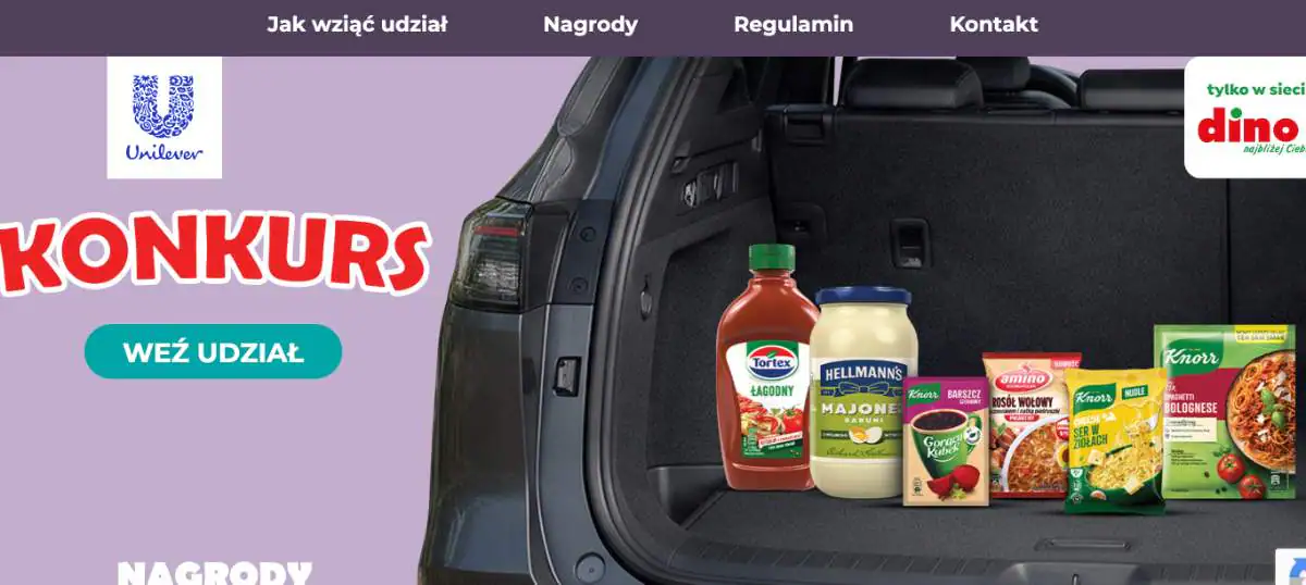 Konkurs Unilever x Dino Polska S.A. „Kierunek: Dobry Smak”