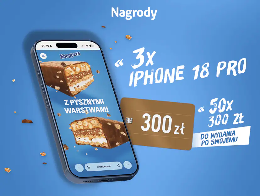 Konkurs Knoppers x Biedronka „CHRUP I ZGARNIAJ NAGRODY!”