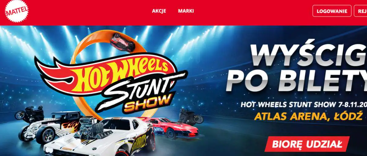 Loteria Hot Wheels x SMYK „Wyścig po bilety”