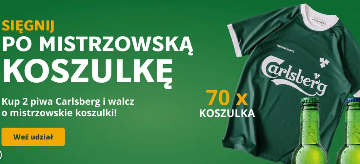 Konkurs Carlsberg „Sięgnij po mistrzowską koszulkę”