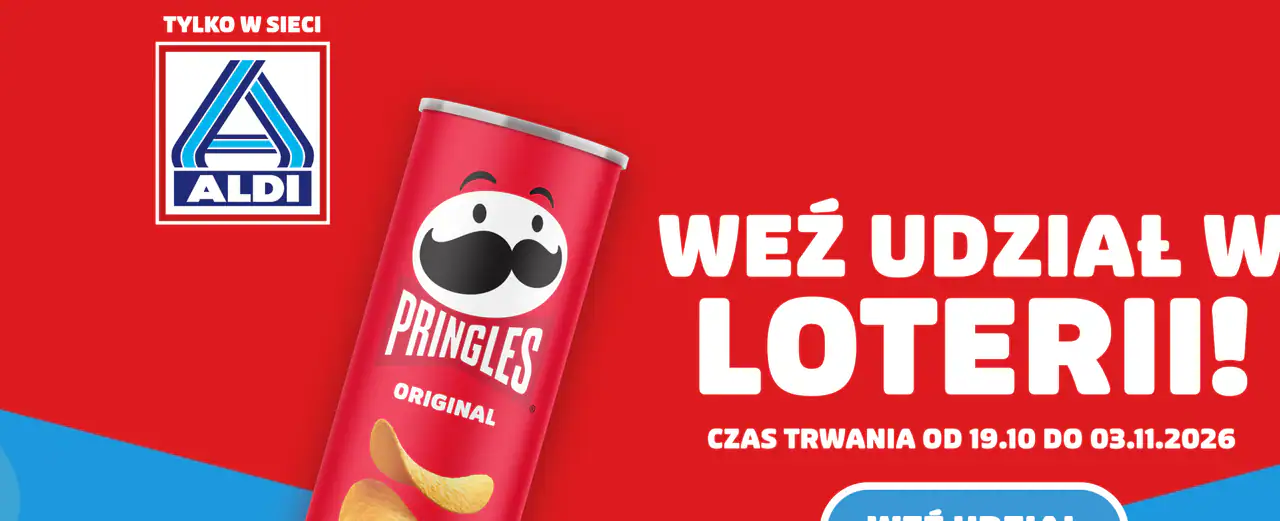 Loteria Pringles x Aldi „Chrupnij auto”