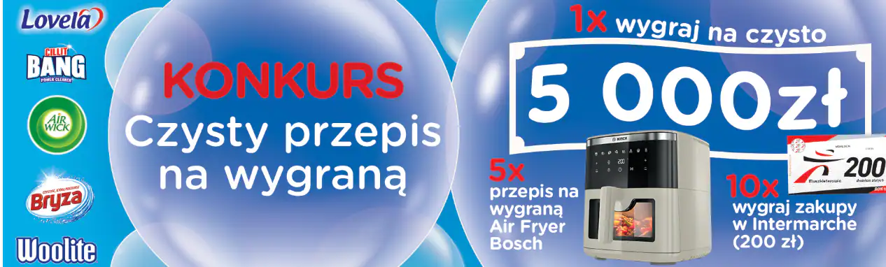 Konkurs Bryza x Intermarche „Czysty przepis na wygraną!”