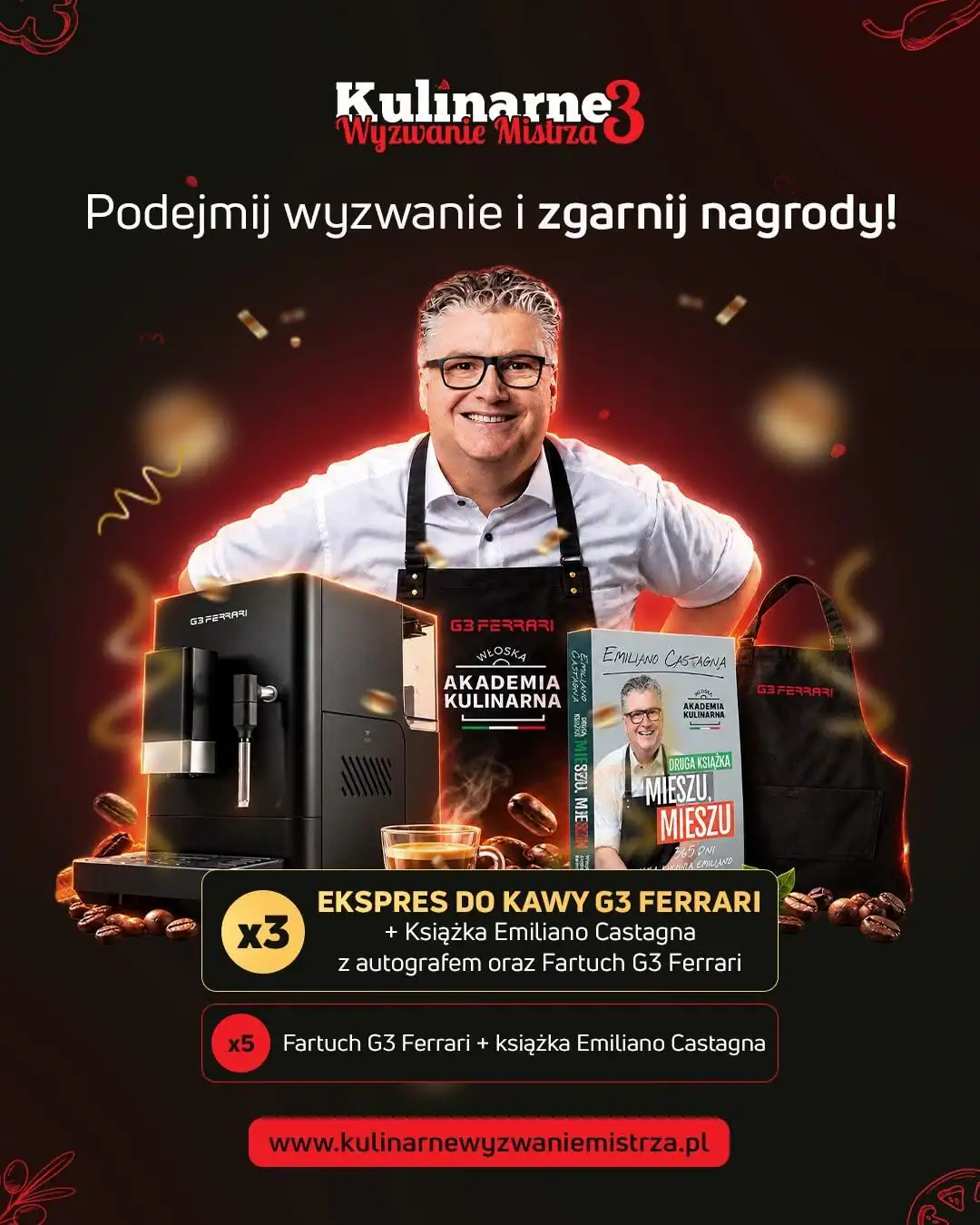 Konkurs G3 Ferrari „Kulinarne Wyzwanie Mistrza 3”