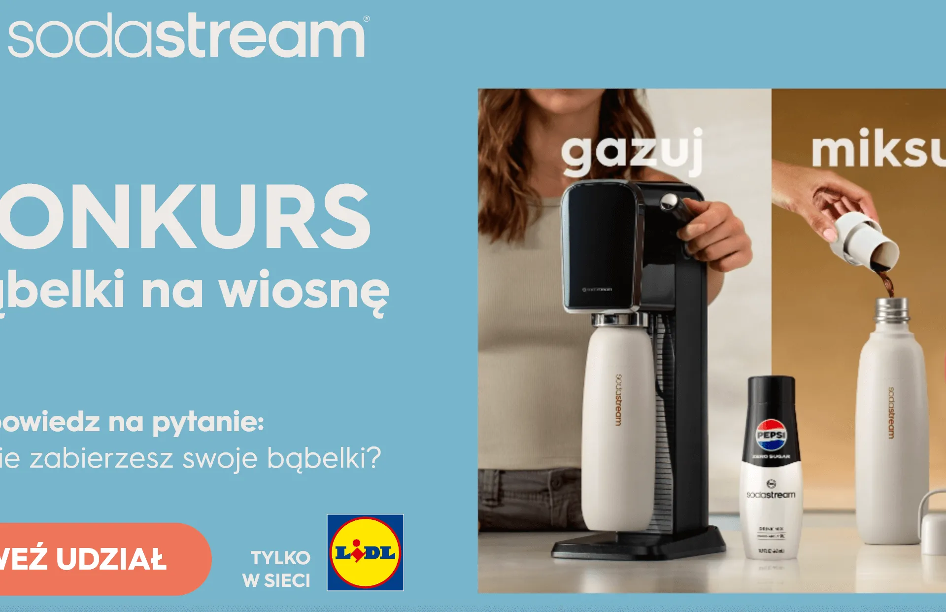 Konkurs SodaStream "Bąbelki na wiosnę”